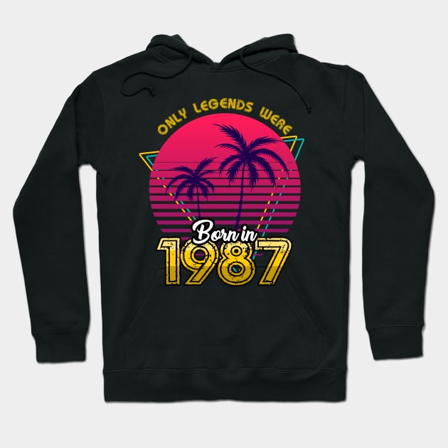 Born in 1987 T-Shirt Hoodie by MarCreative